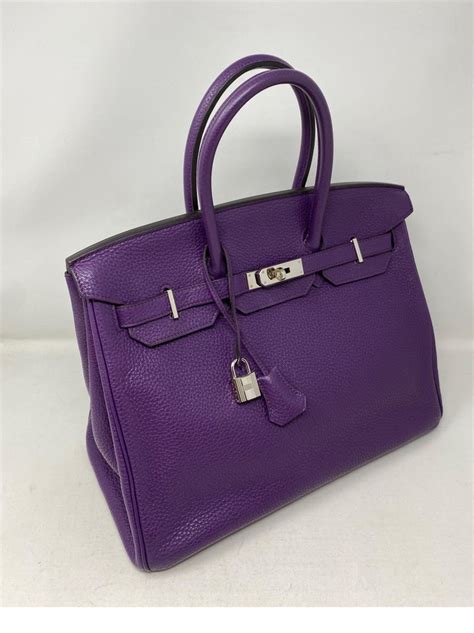 Hermes Birkin Ultraviolet 35 Bag 